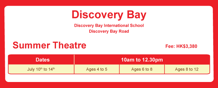 Faust’s Summer Programme schedule at the Faust Studios, Discovery Bay